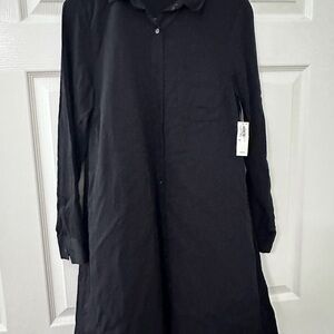 Old Navy Black Shirt Dress
